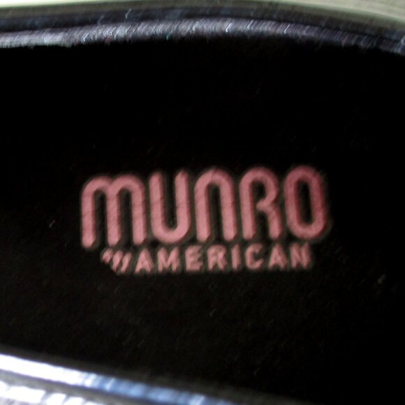Munro American Womens Black Leather Lace-up Cap Toe Oxford Shoe NWOB - Size 6.5M - Picture 5 of 8